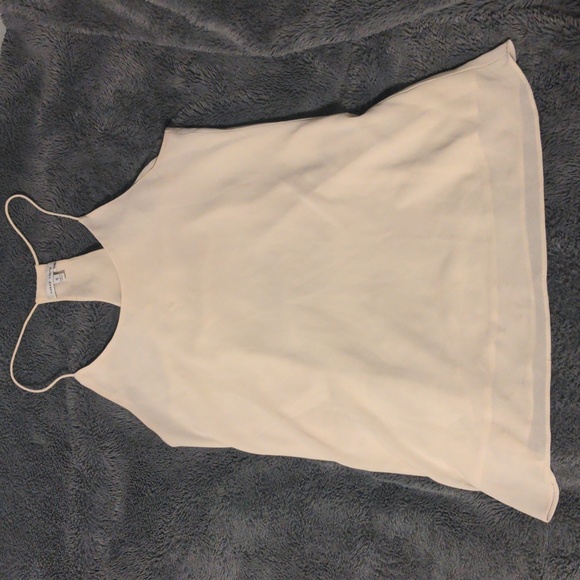 Bone color sleeveless blouse - Picture 1 of 3